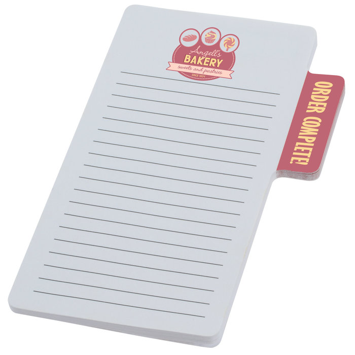 Custom Souvenir Memo Tabs Sticky Notepad - 25 sheet