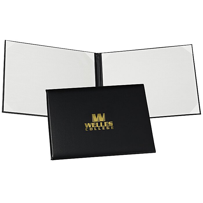 Custom Double Award Folder - Ribbon Corners