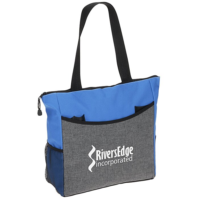 Custom Heathered Two-Tone Tote
