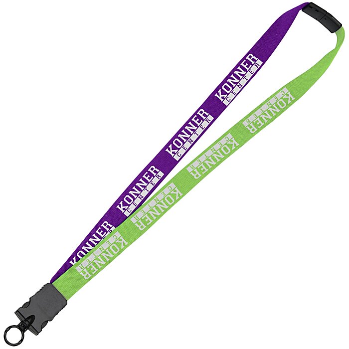 Custom Two-Tone Cotton Lanyard - 7/8