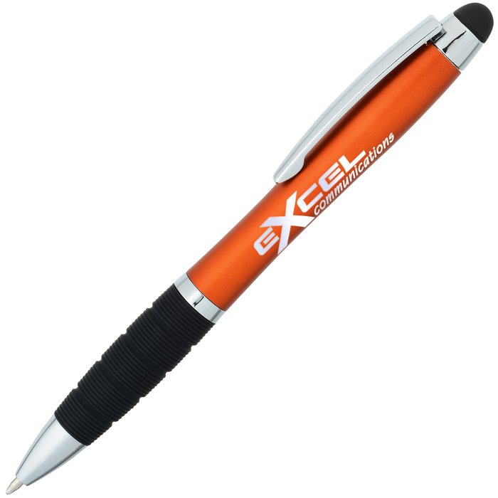 Custom Sanibel Light-Up Logo Stylus Twist Pen