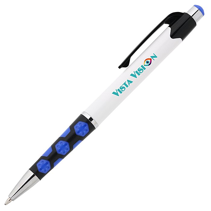Custom Mardi Gras Hex Pen - Full Colour