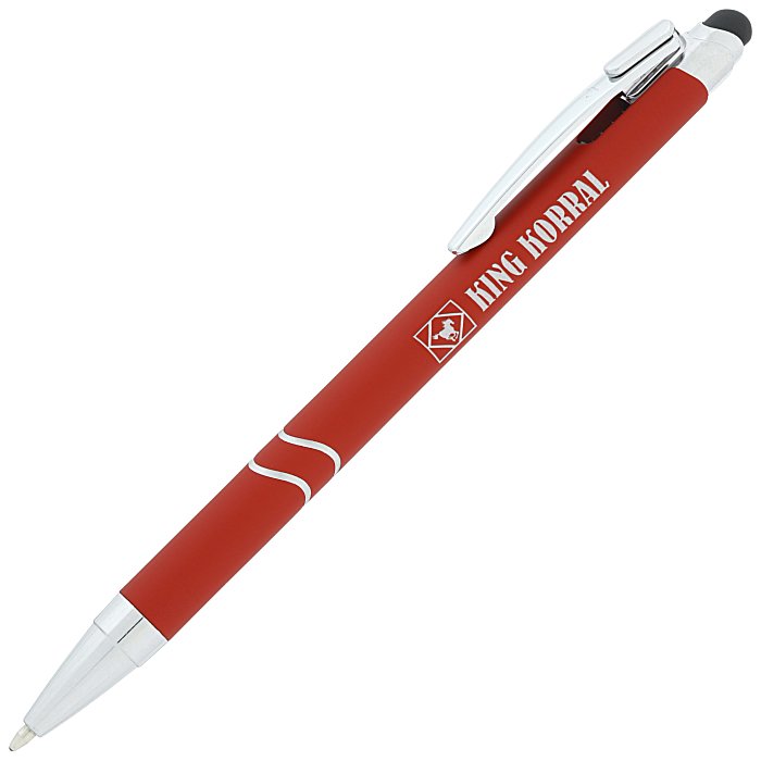 Custom Devon Soft Touch Stylus Metal Pen