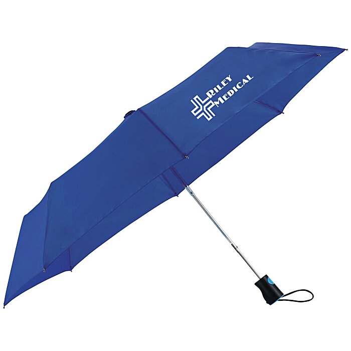 Custom totes Three Section Auto Open Umbrella - 42-inch Arc
