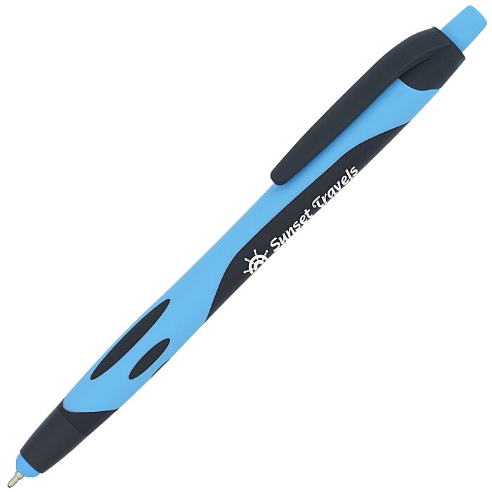 Custom Sport Soft Touch Stylus Gel Pen