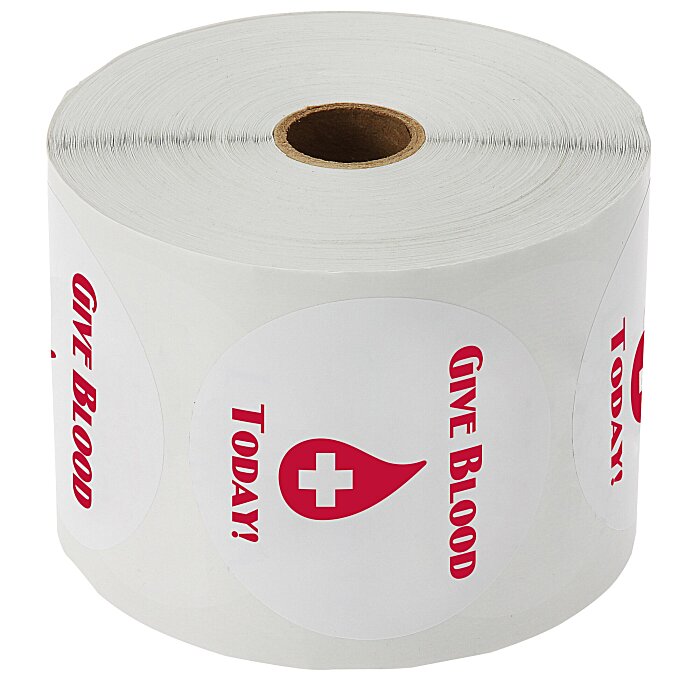 Custom Value Stickers by the Roll - Circle - 3 inches