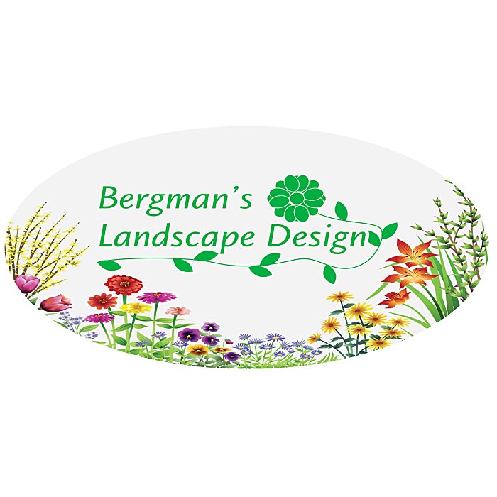 Custom Full Colour Static Decal - Oval - 2