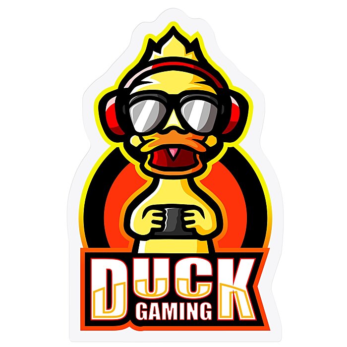 Custom CustomCut Full Colour Sticker - Small