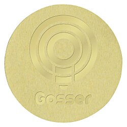 Custom Embellished Seal by the Roll - Circle - Smooth Edge - 1 1/4 Inches