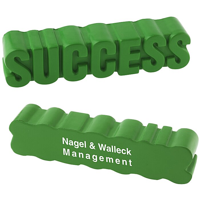 Custom Success Word Stress Reliever