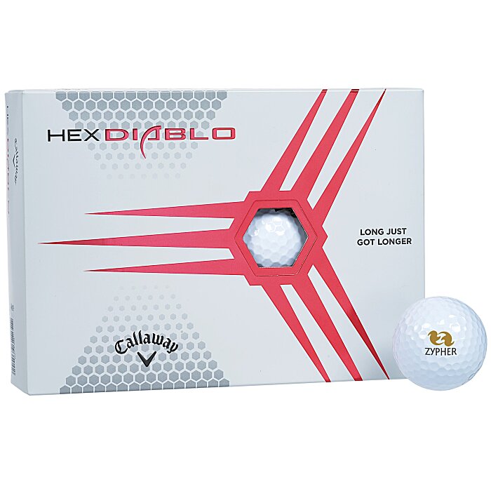 Custom Callaway Hex Diablo Golf Ball - Dozen