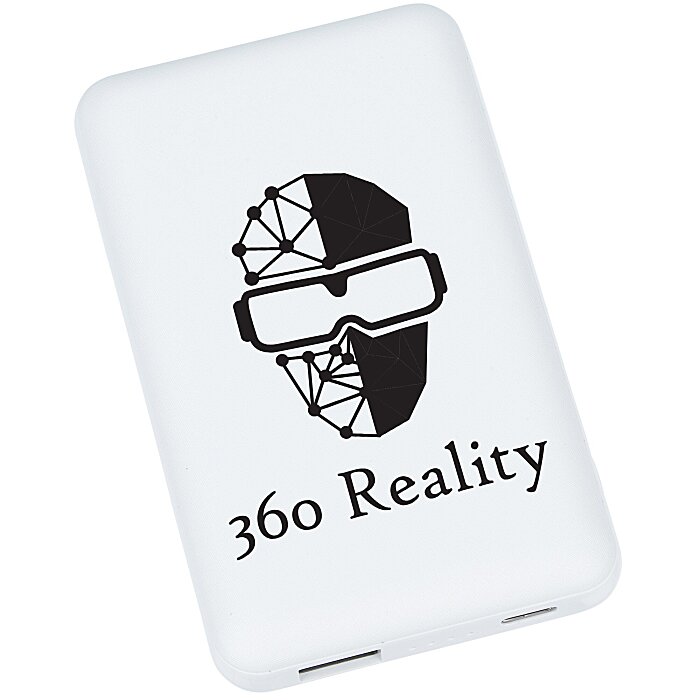 Custom Connect Wireless Power Bank - 5000 mAh