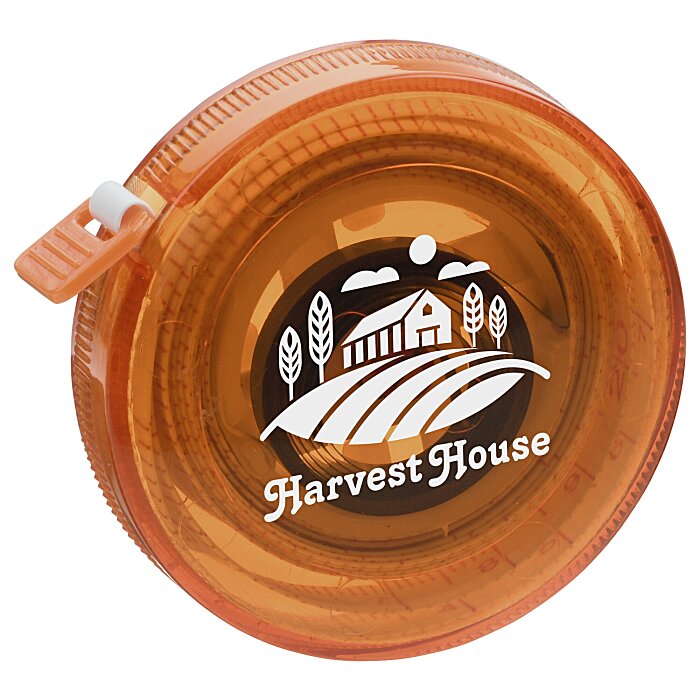 Custom Deluxe Fabric Tape Measure - Translucent