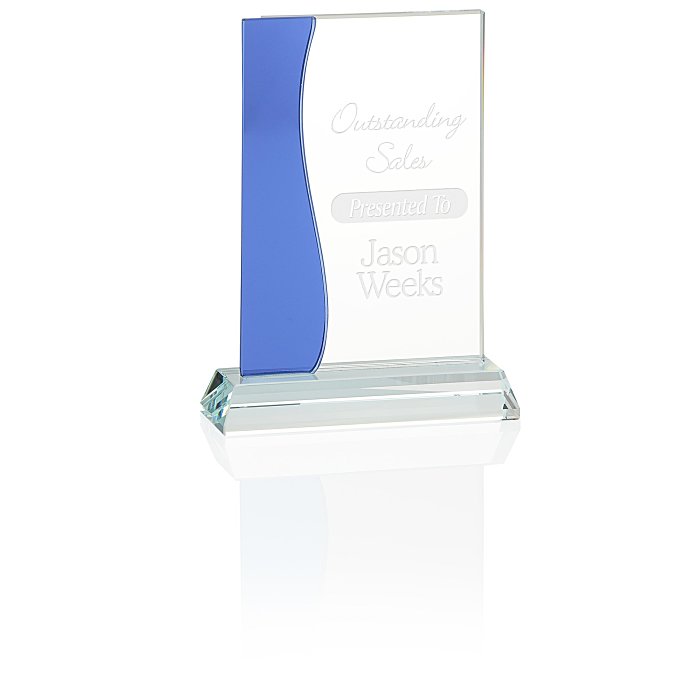 Custom Highlight Starfire Award - 6 inches