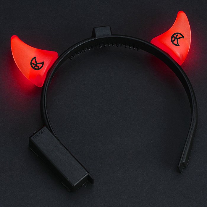 Custom Light-Up Devil Horns