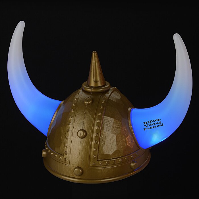 Custom Light-Up Viking Helmet