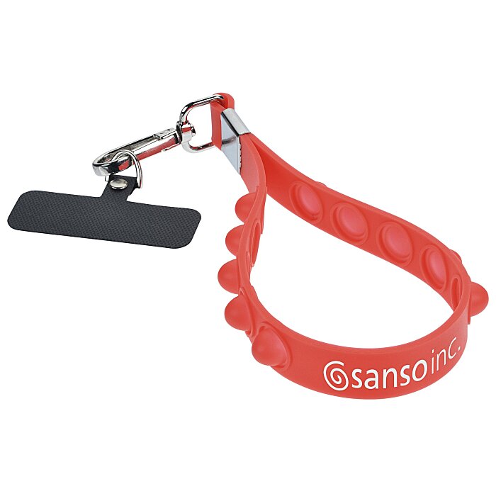 Custom Push Pop Fidget Phone Holder Wristlet