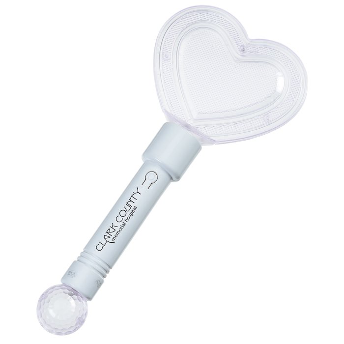 Custom Flashing Heart Wand