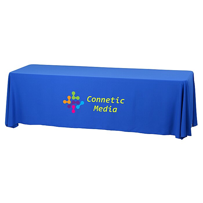 Custom Serged Closed-Back Stain Resistant Table Throw - 8 feet