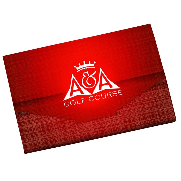 Custom Gift Card Box with Corner Tabs